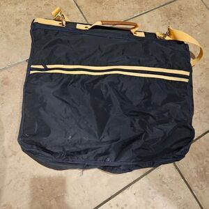 Navy Blue and Yellow Garment Bag 37" x 21"